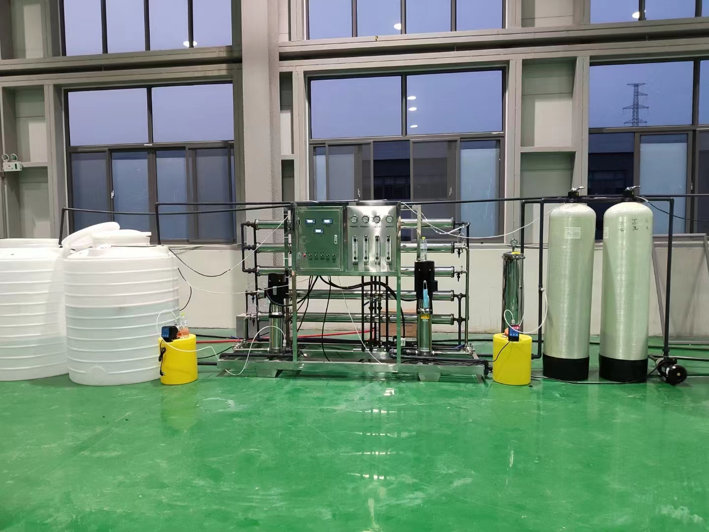 软化水设备 施工案例