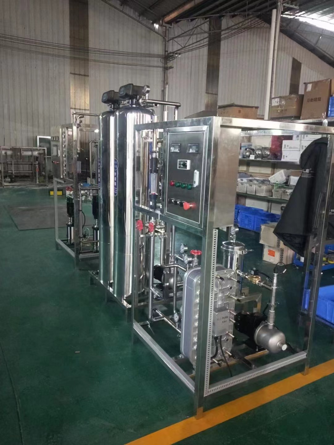 反渗透设备 施工案例