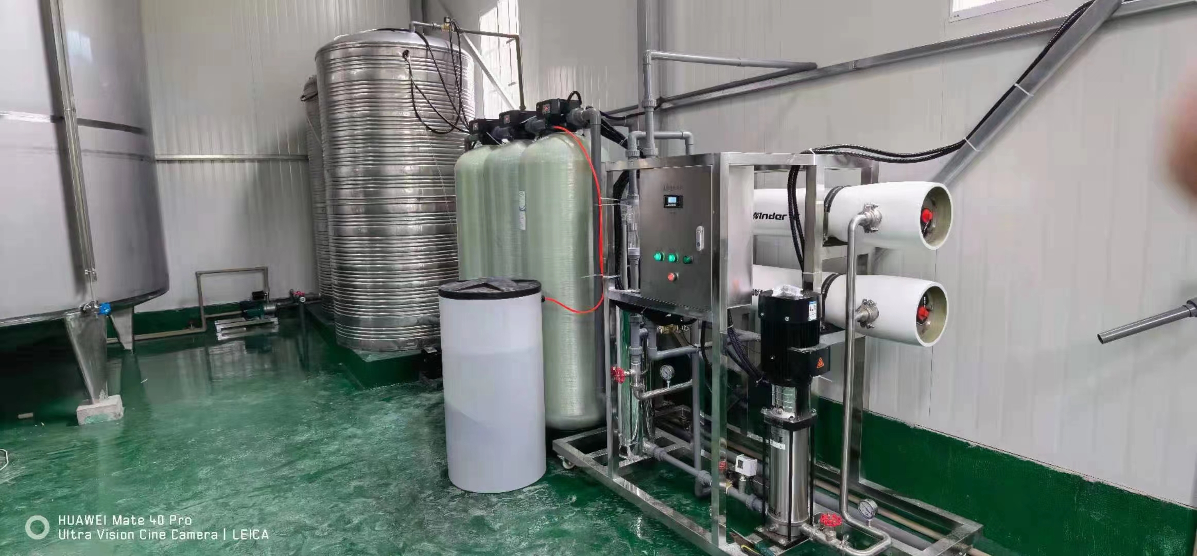 反渗透设备 施工案例