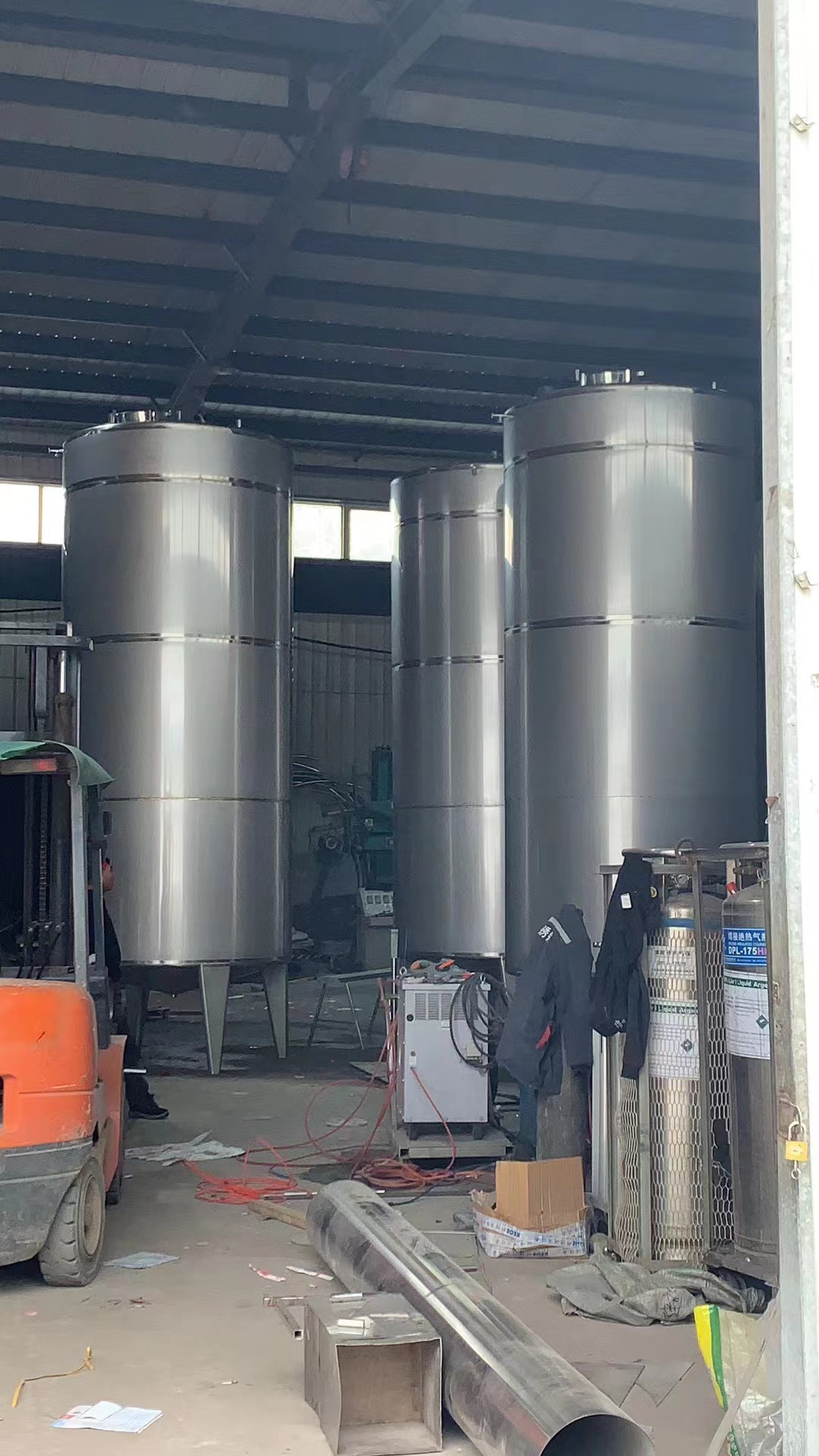 不锈钢罐 施工案例