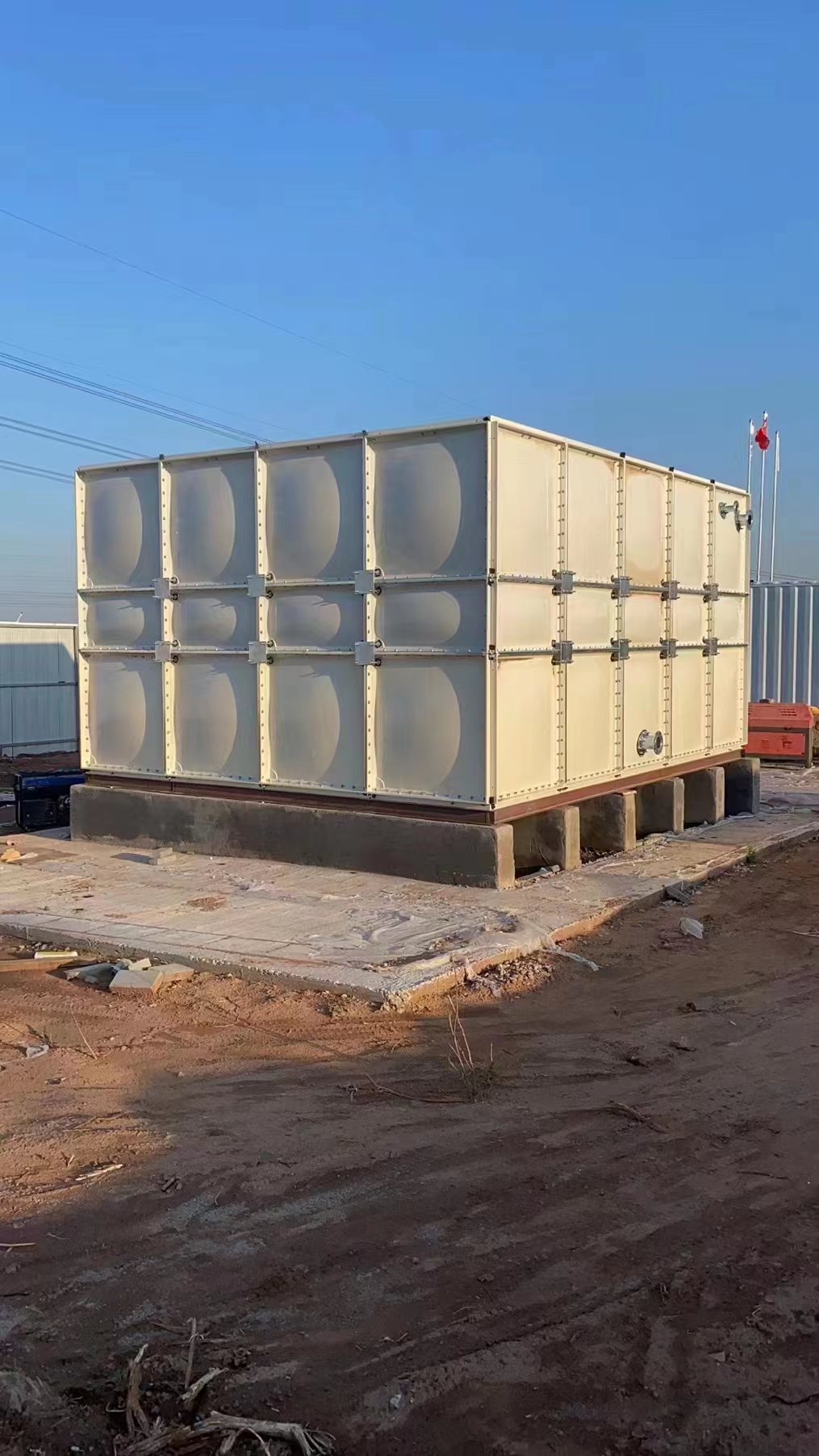 玻璃钢水箱 施工案例