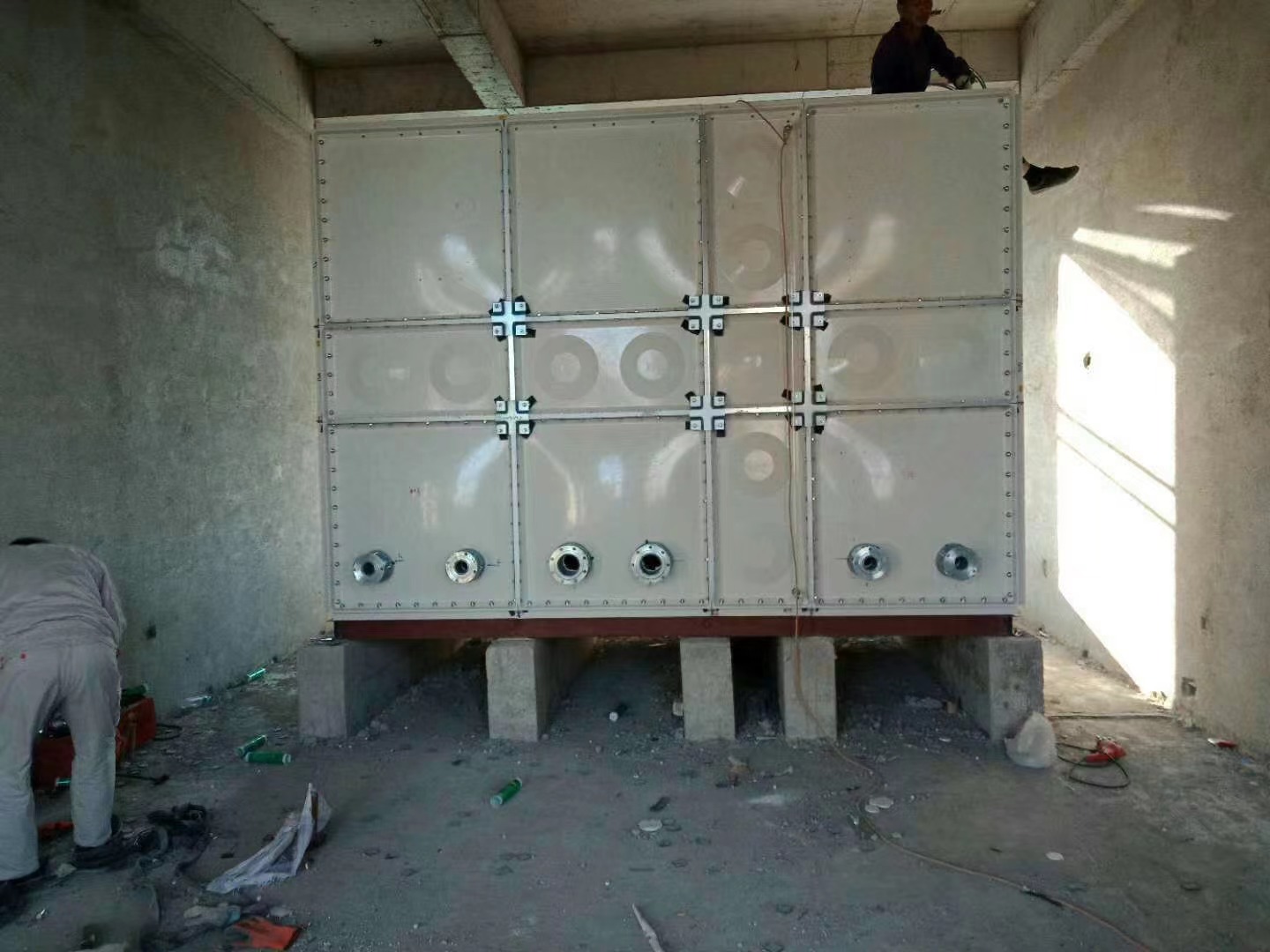 玻璃钢水箱 施工案例