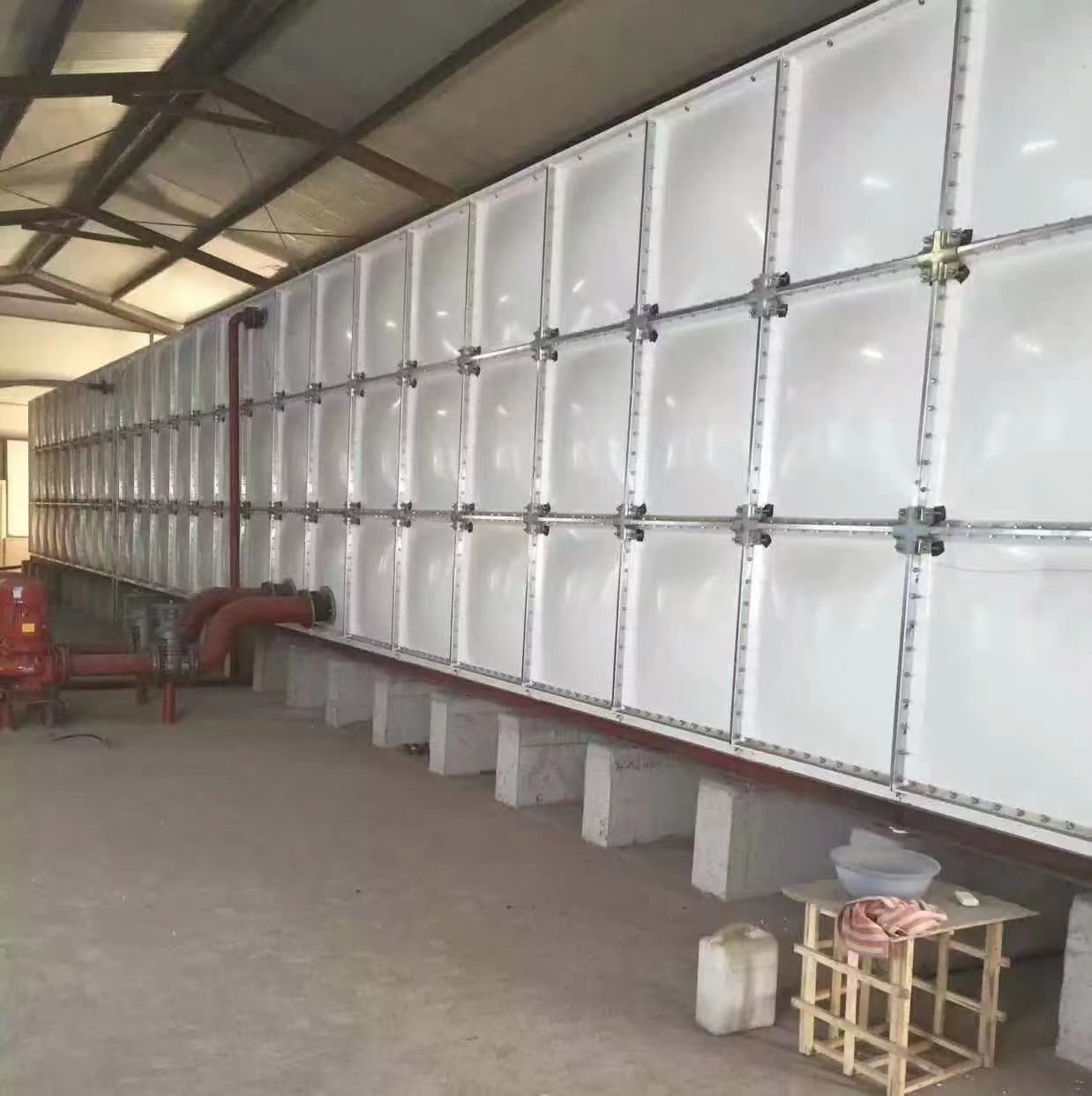 玻璃钢水箱 施工案例