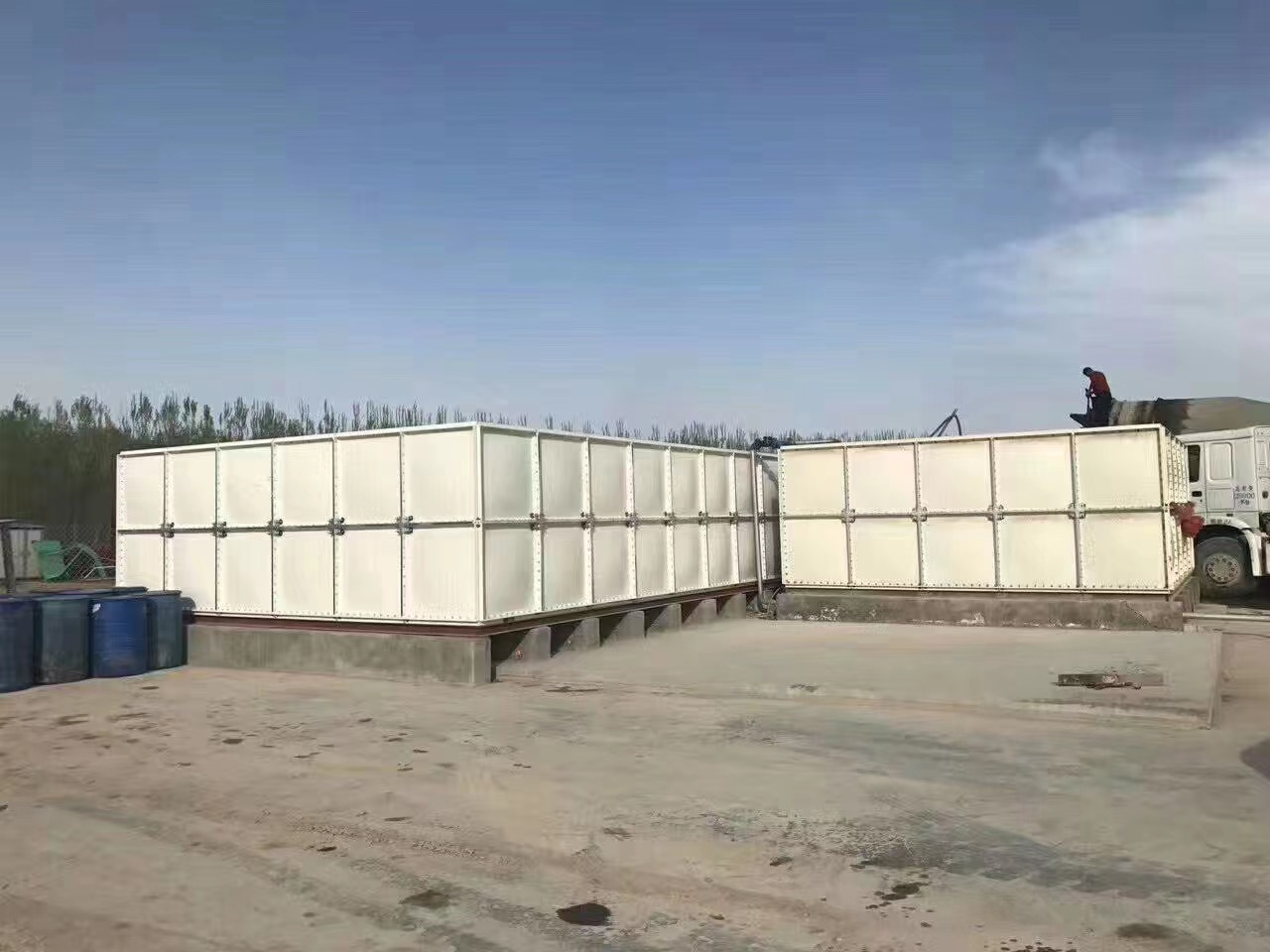 玻璃钢水箱 施工案例