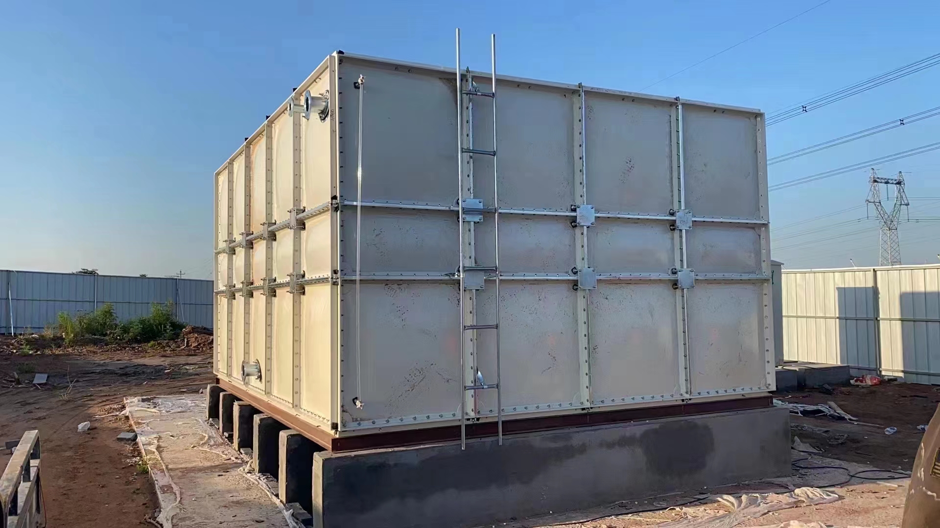 玻璃钢水箱 施工案例