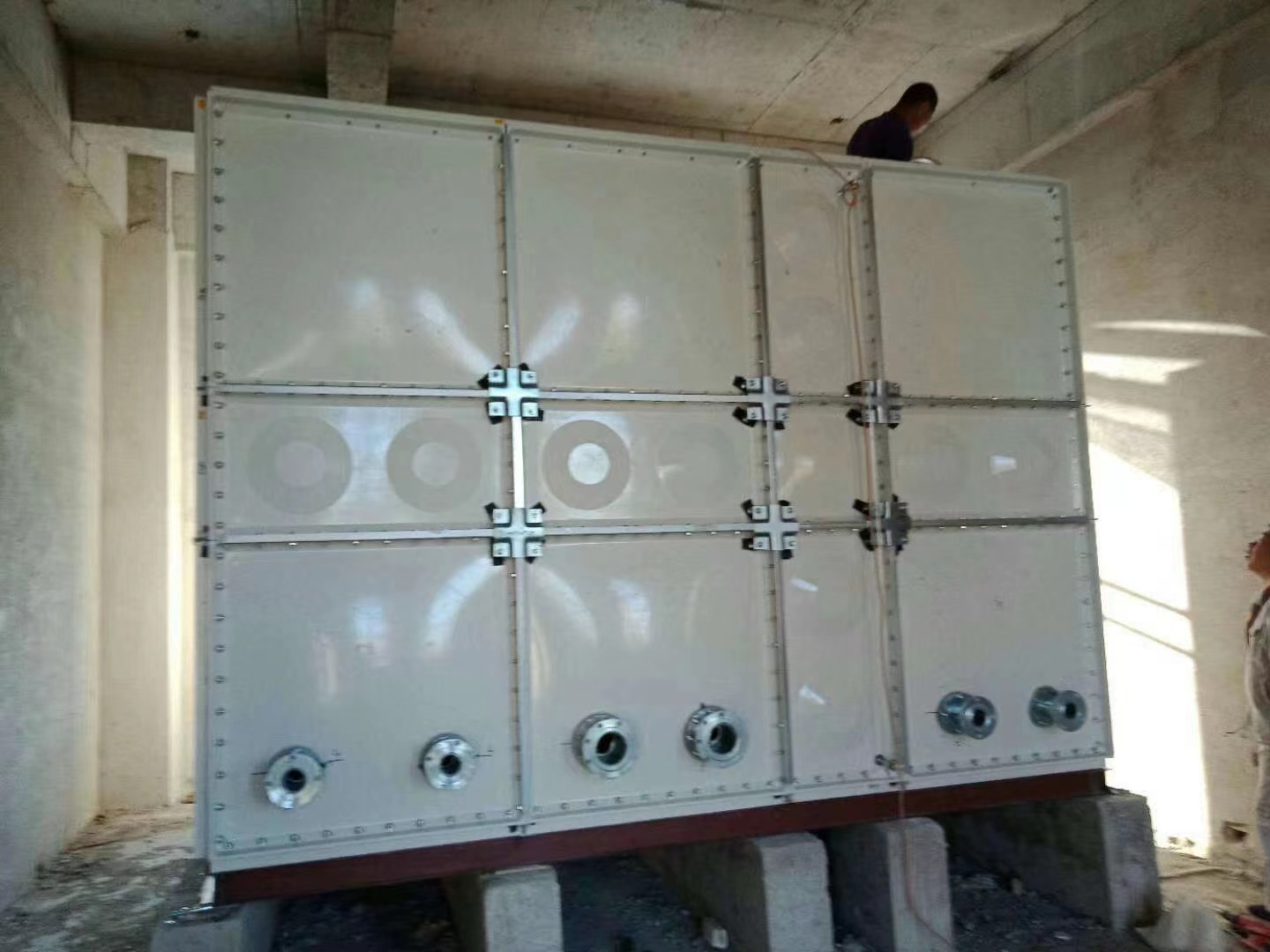 玻璃钢水箱 施工案例