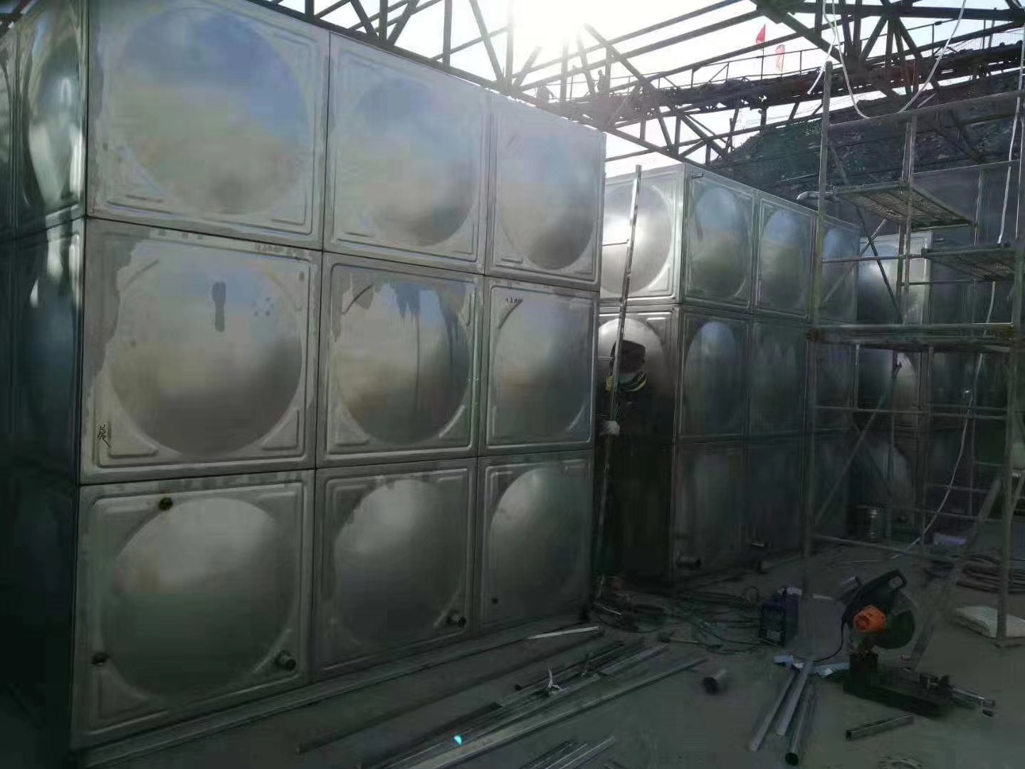 不锈钢水箱 施工案例