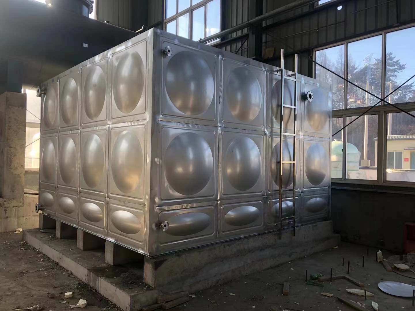 不锈钢水箱 施工案例